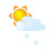 Sun littlecloud rain Icon